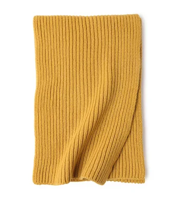 Yellow Внутренняя Монголия, женский теплый шарф, шерсть, вязаный, элегантный, осень, зима, модный, японский, корейский, женский шарф - Цвет: Yellow