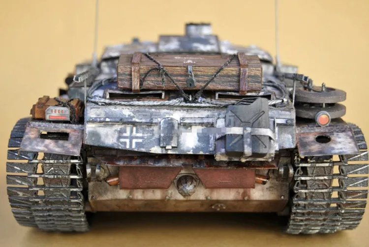 1:25 Масштаб 2 мировая война Германия Sturmgeschutz III StuG 40 Ausf.F Военная бумага модель