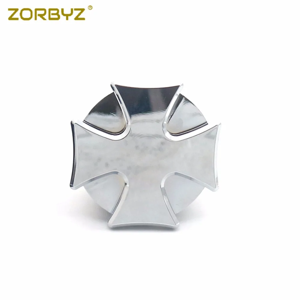 ZORBYZ хромированная крышка газового бака с ЧПУ кромка для Harley Sportster Road King Softail