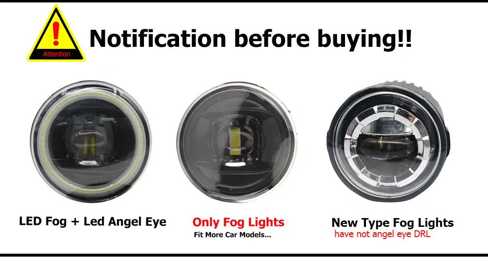 LED Fog Lights Assembly with Lens for Nissan Serena 20G 20S (C25) 2005-10.2010 Angel Eye DRL Ring Halo Daytime Running Lamp Kit detail image 2