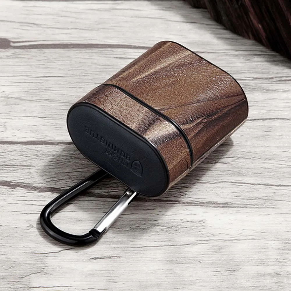JINSERTA чехол из натуральной кожи для Flypods/Freebuds 2 Портативный защитный чехол с антиутерянной пряжкой для Flypods/Freebuds2 pro
