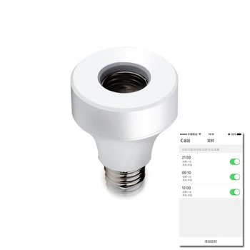 

E26 E27 10A smart lamp holder wifi electric light socket with timer App remote control google home voice control 100-240V 2000W