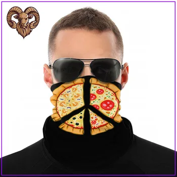 

Peace A pizza lover peace sign Men Women facemasks for virus protection cotton facemasks pm2.5 mask filter reusable breathable