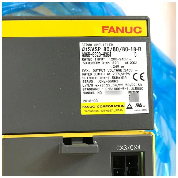 Сервомодуль Fanuc, A06B-6320-H364 усилитель, три в одном драйвере