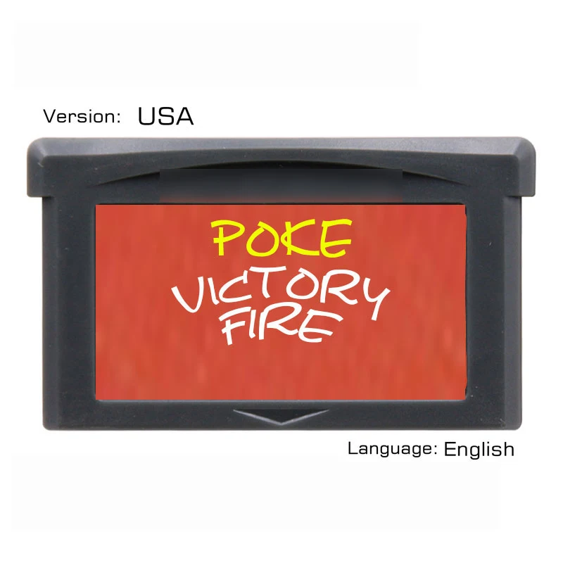Poke Victoryfire 32 бит видеоигры картридж Консоли Карты США версия Язык Английский