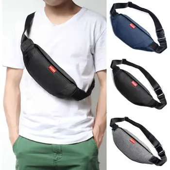 

Multi-function Waist Bag Men Zipper Fanny Chest Sport Shoulder Crossbody Bags /BY