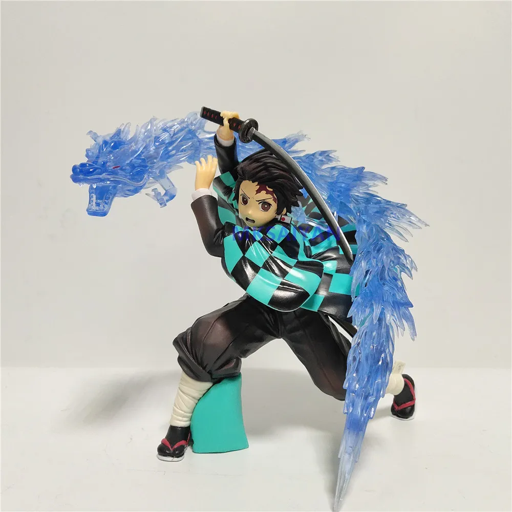 Kamado Tanjirou Kimetsu no Yaiba, фигурки героев из Аниме Figma Dragon Effect, модель Ichiban, игрушки - Цвет: Белый