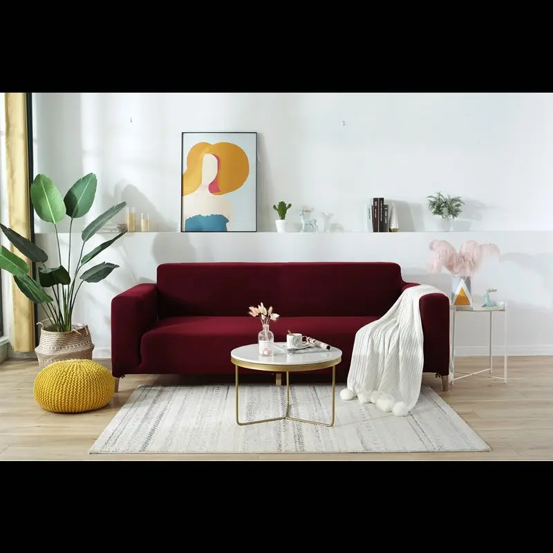 Стрейч Slipcovers Ice Шелковый секционный эластичный стрейч диван для гостиной диване крышка L форма 2 сиденья