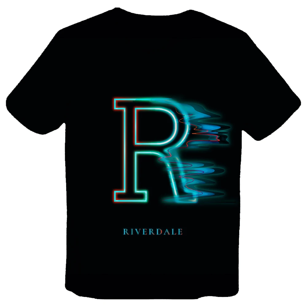 Cena 2019 Mr. Q niestandardowe Riverdale South Side wąż t shirty mężczyźni wokół szyi czarne koszulki Riverdale odzież Casual modne ciuchy