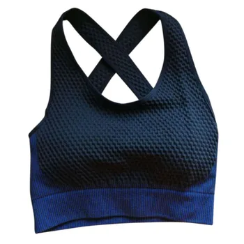 

Bra Seamless Underwear Solid Color Shockproof Beautiful Back Quick-Drying Bra Running Sports Underwear