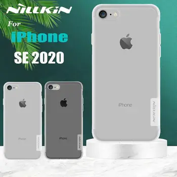 

Case For iPhone SE 2020 Case Nillkin 0.6mm Nature Transparent Clear Soft Silicon TPU Protector Cover Case for iPhone SE 2020 Bag