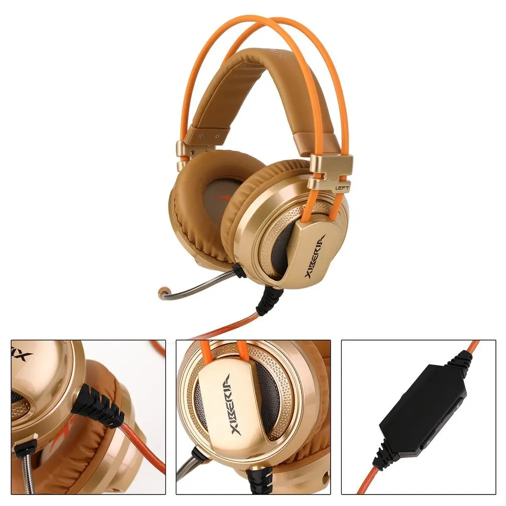 Siberia V10 игровая гарнитура, стереонаушники, окруженные микрофоном, гарнитура для ПК, настольного компьютера, ударная люминесценция