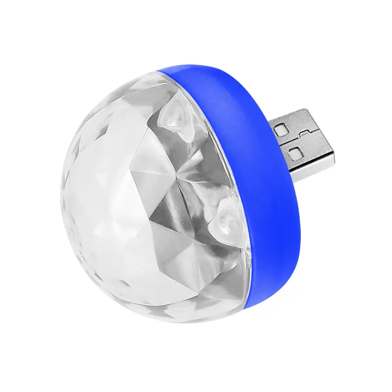 Huawei blue Мини портативное USB Освещение для сцены Дискотека семья Реюньон волшебный шар светильник s вечерние Клубные мобильный телефон USB светильник вечерние светильник s диско шар - Цвет: Huawei blue