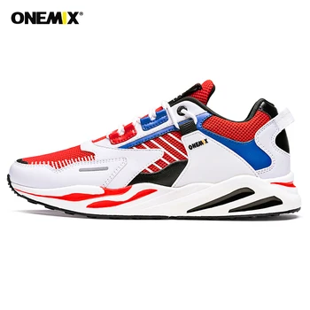 

ONEMIX 2020 Running Shoes Men's Large Size Sneakers Wild Comfortable Casual Shoes Outdoor Travel Harajuk Walking Jogging Shoes