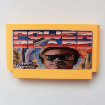 최고의 판매 최고 품질의 게임 카트리지 60 핀 8 비트 게임 카드-파워 블레이드