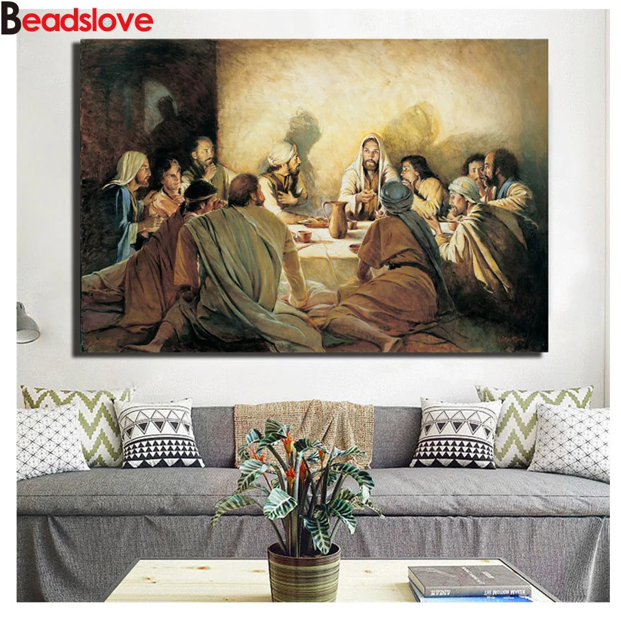 diamond embroidery Jesus the last supper diamond painting cross stitch