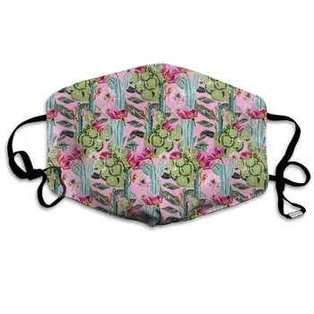 

Brazilian Roses Washable Reusable Mask, Cotton Anti Dust Half Face Mouth Mask For Kids Teens Men Women With Adjustable Ear