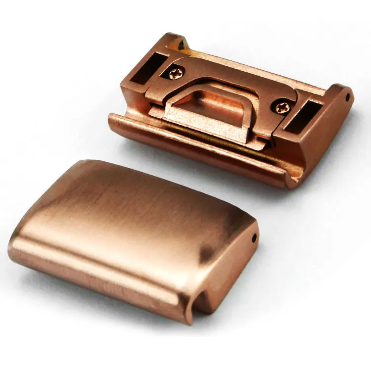 Rose Gold 20 мм/22 мм/26 мм быстроразъемный металлический ремешок-адаптер для наручных часов для Garmin Fenix 6X 5X Fenix 5 5S Fenix 3 все модели простого кроя Коннектор с креплением - Цвет ремешка: Rose Gold