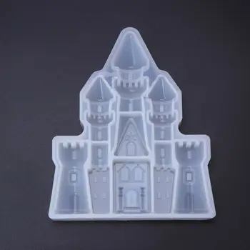 

Silicone Mold Craft Castle Epoxy Resin Christmas Wedding DIY Jewelry Making Cake 50PE