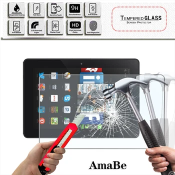 

Premium Tempered Glass for Amazon Fire HD 10 2015 / 2017 / 2019 with Alexa Tablet Screen Protector Protective Film