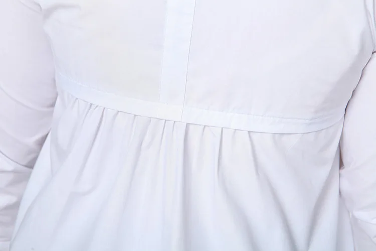 Женская рубашка blusas mujer de moda, белая блузка, рубашка для женщин, плюс размер, 8XL, 9XL, Женская Офисная официальная хлопковая розовая рубашка M280