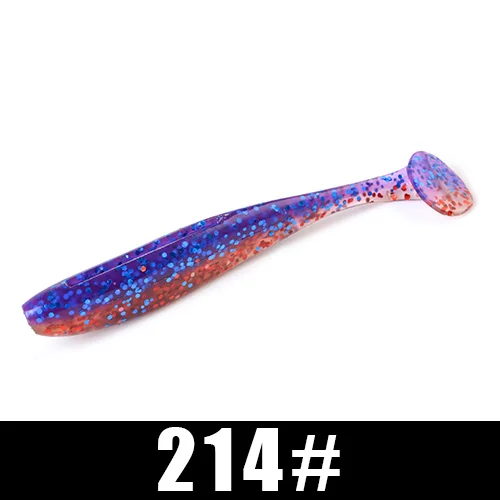 FISH KING Easy Shiner 8 шт./упак. мягкие рыболовные приманки 100 мм 6,5 г вобблеры Карп Щука мягкие приманки силиконовые искусственные приманки - Цвет: 214