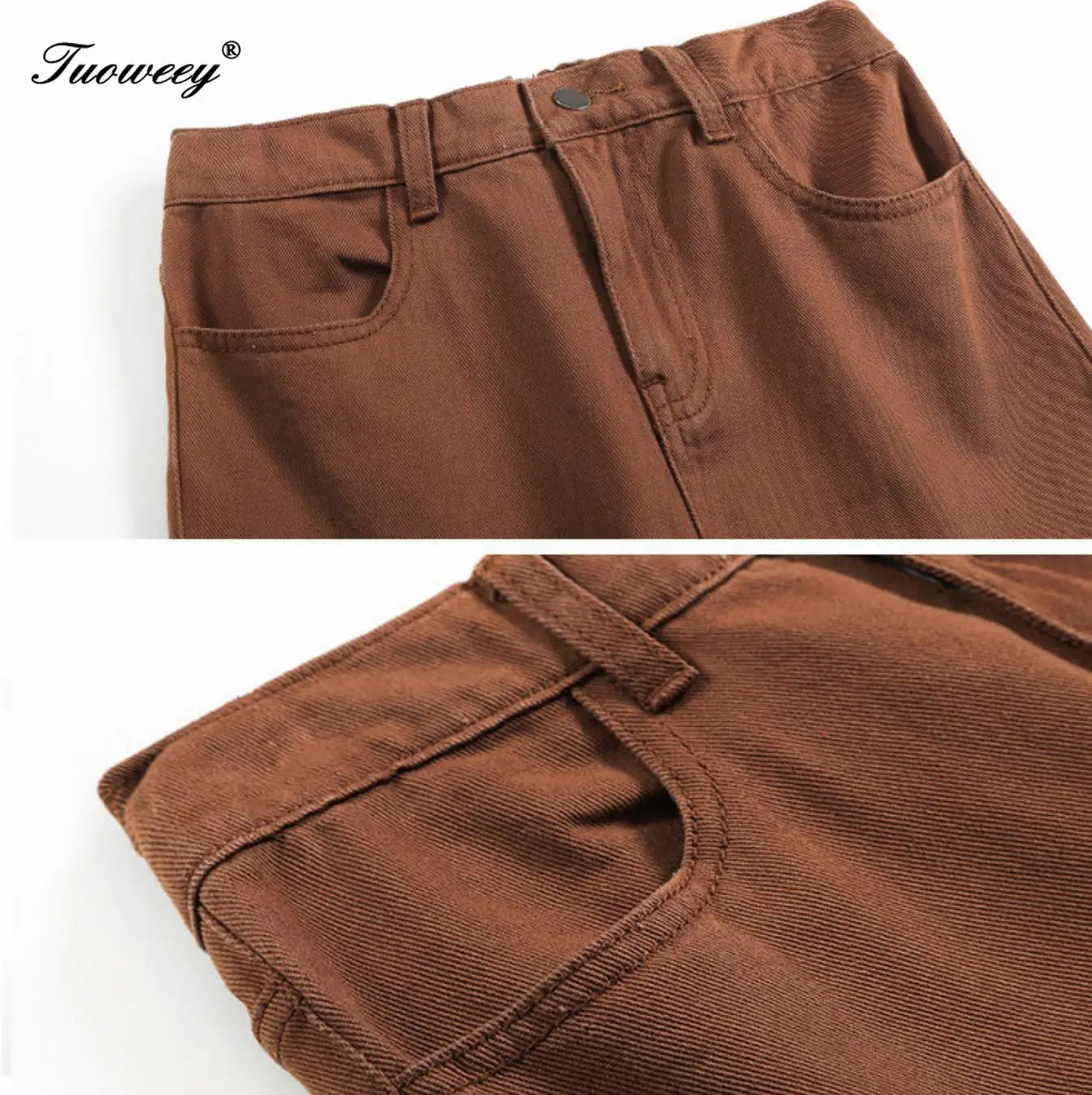 new spring elastic waist high waist jeans woman harem jeans Pink beige brown black plus size 32 lady pants jeans for women