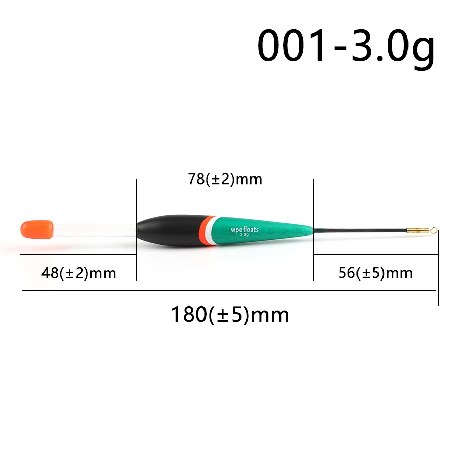 YG3-3g-001 W.P.E 5 шт./упак. Fishng поплавок 3g/3,5g/4g/7g поплавок Баргузинский пихты 18-21 см для рыбалки на карпа, вертикальная буй поплавок, рыболовные снасти Pesca - Цвет: YG3-3g-001