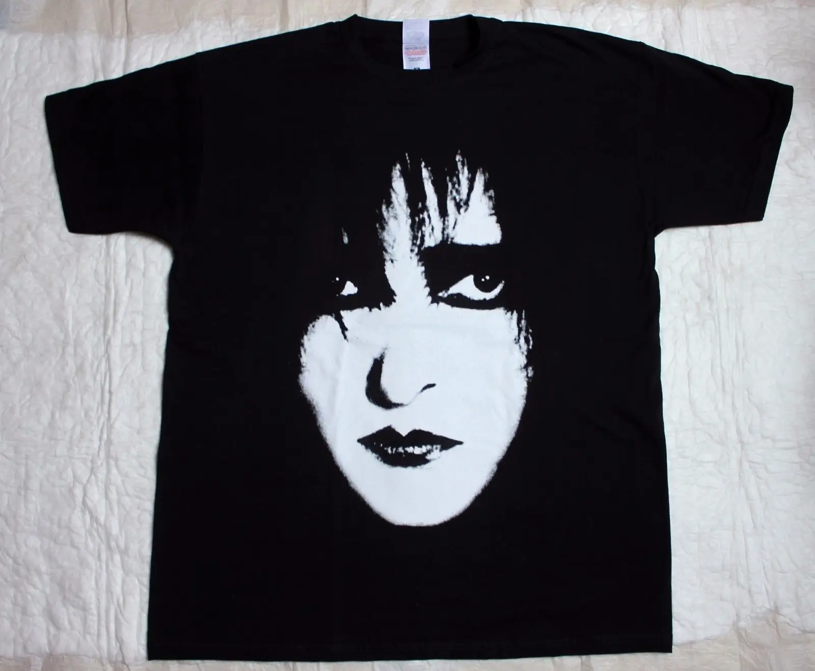 SIOUXSIE AND THE BANSHEES SIOUX FACE POST черная футболка в стиле панк готика лекарство мужские