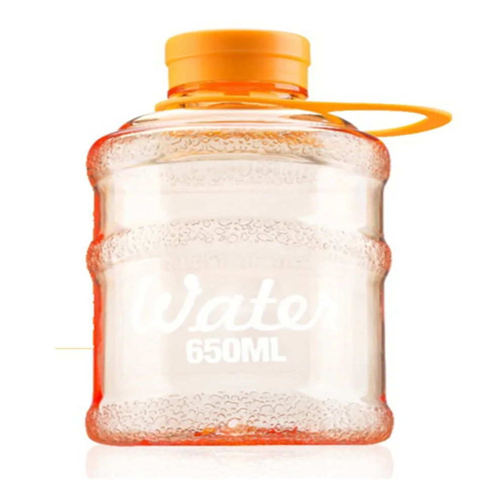 Creative Mini Bucket Water Bottle Barreled Water Dispenser Bottles Readily Creative Bucket Traveling Sports Plastic Cute Kettle  (11)
