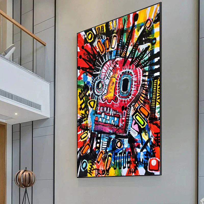 ジャンミシェルバスキア抽象絵画ファインアートキャンバス絵画プリント