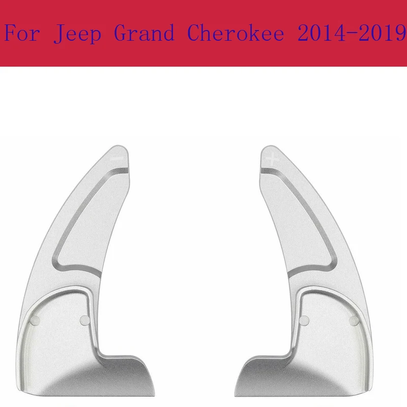 

Car Accessories 2PCS Quality Aluminum Alloy Steering Wheel Shift Paddle Shifter for Jeep Grand Cherokee 2014-2019