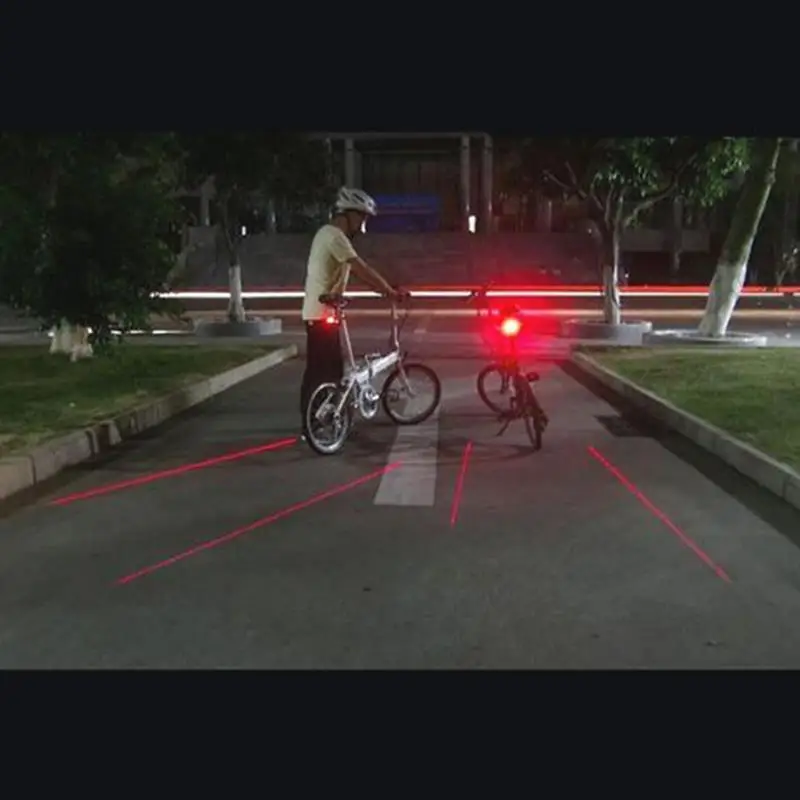 5 LED Cycling Bicycle Bike Flash Taillight Rear Tail Lamp Road Bike Outdoor Safety Warning Lamp