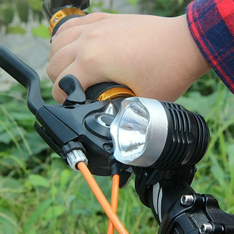 Perfect Multifunctional Lamp Bicycle Headlight Interface Q5 Interface LED Bike Light Headlamps 3 Modes 4