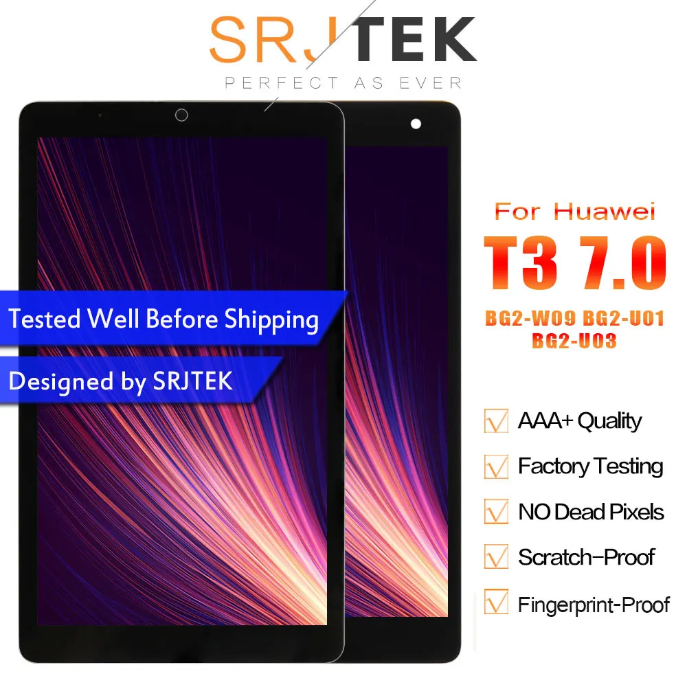 SRJTEK 7 &quotдля Huawei MediaPad T3 ЖК дисплей матричный сенсорный экран сенсорная панель