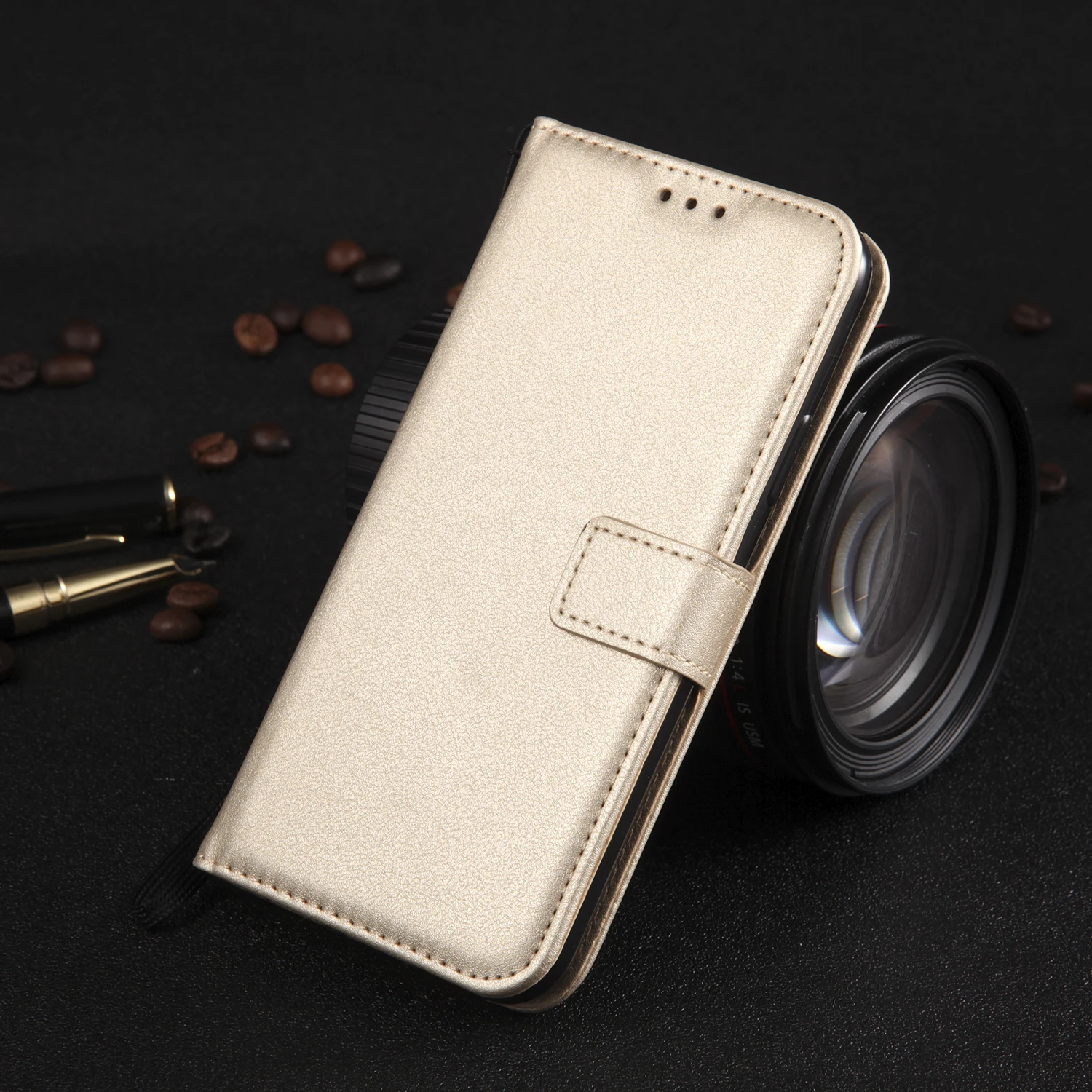 Leather Flip Wallet Case For Samsung Galaxy A3 A5 2016 2017 A6 A7 A8 A9 2018 A01 A02 J2 J3 J4 J5 J6 Plus J7 J8 Protect Cover