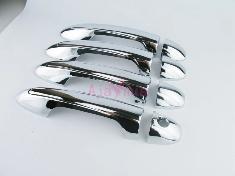 

For Toyota Innova 2018 Chrome Car Styling Door Handle Cover And Bowl Insert Trim Grab Protector Panel Auto Accessories