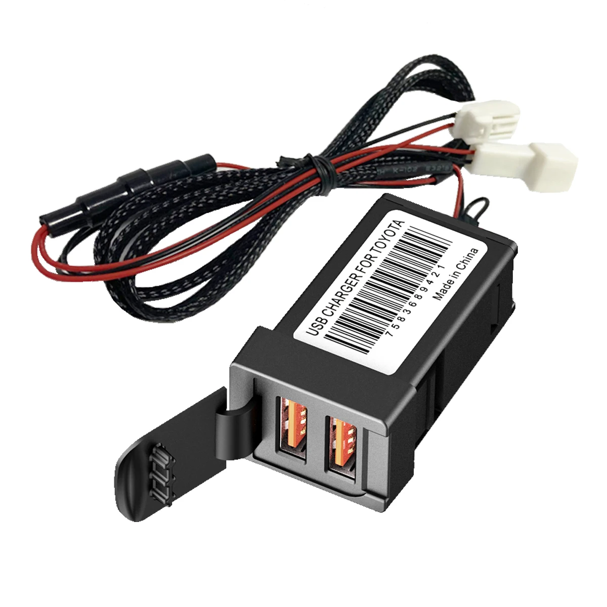 Автомобильное зарядное устройство CHELINK 12 В два разъема USB QC3.0 быстрая зарядка