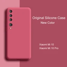 Arvin Original Case for Xiaomi Mi 10 Pro 5G Case Liquid Silicone Luxury Full Cover Soft Microfiber Full Protection for Xiaomi 10