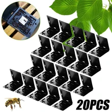 20 шт./компл. в виде пчелиных сот с Би ловушка Пластик пчелы коллектор насекомых контейнер Пчеловодство хранения гнездо Hive с сопротивлением чехол ловли крышка инструмента