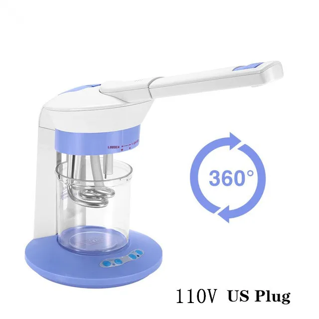 Pro 2In1 Facial Thermal Steamer Salon Spa Mask Ozone Aroma Steaming Ion Sprayer Acne Removal Mist Spray Skin Care Beauty Machine - Цвет: Золотой