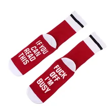 Новое поступление, мужские и женские спортивные носки для велоспорта, если вы можете прочесть эти спортивные носки, осенне-весенние носки для езды на велосипеде, путешествий