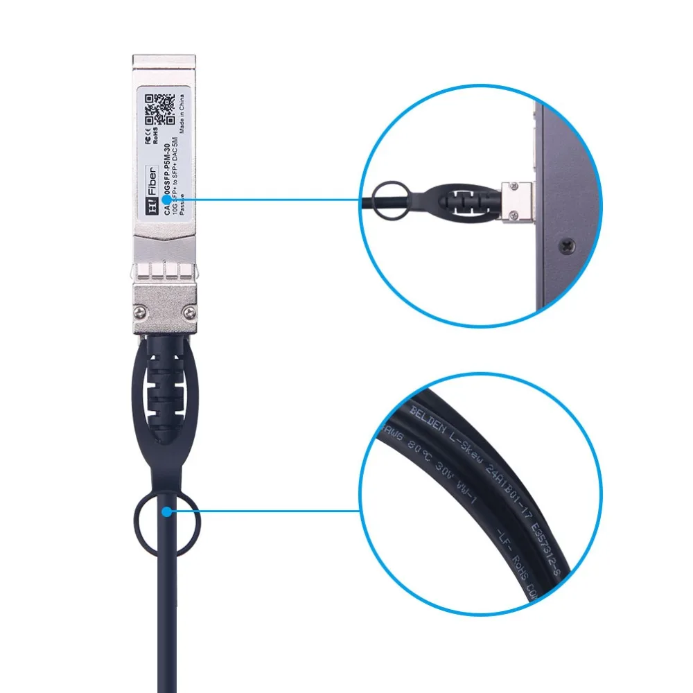 Для Juniper 10Gtek 5 м SFP + кабель DAC 10GBASE-CU пассивный прямой прикрепить медь Twinax SFP кабель DAC 30AWG 3 года 500 см