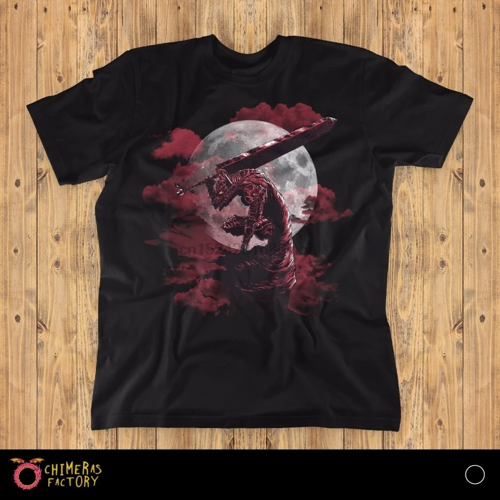 2019 New Summer Fashion Cool Tee Shirt GUTS ARMOR UNISEX T-SHIRT Berserk Gatsu Anime Manga Casual T-shirt |
