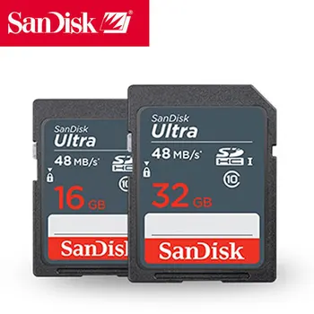 

SanDisk carte sd Memory Card 32GB Class 10 SDHC 64GB 16 GB SD Card cartao de memoria For HD Camera With 2 in 1 card reader