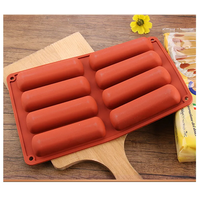 8 полости Инструменты для торта силиконовая Классическая коллекция формы палец