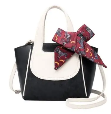 Сумка из коровьей кожи новая сумка через плечо модная универсальная сумка через плечо модная прошитая сумка - Цвет: black