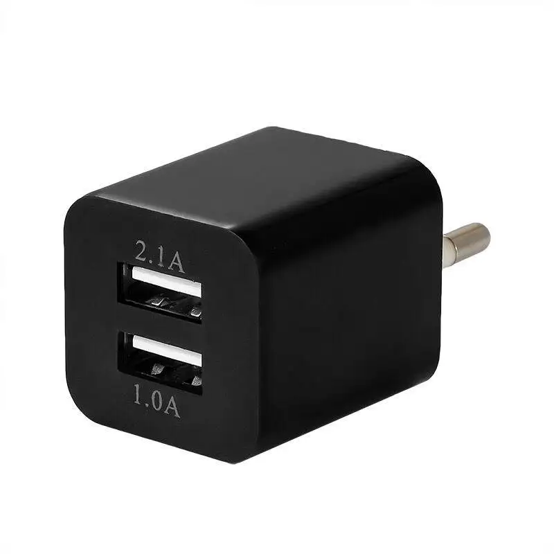 Двойное USB мини зарядное устройство переменного тока 2 порта USB для домашнего смартфона адаптер для зарядки EU разъем для iPhone huawei зарядное устройство для путешествий