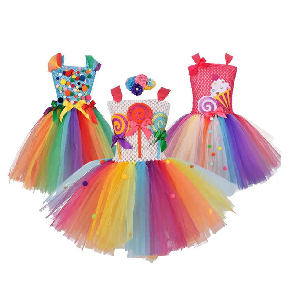 

Pastel Sequins Girls Mermaid Tutu Dress Starfish Shell Under The Sea Princess Dress Costume Kids Halloween Birthday Party Dress