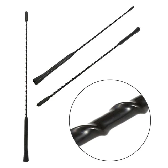 16 Universal Car Antenna Radio AM/FM Roof Mast Long Whip style Antena -  AliExpress